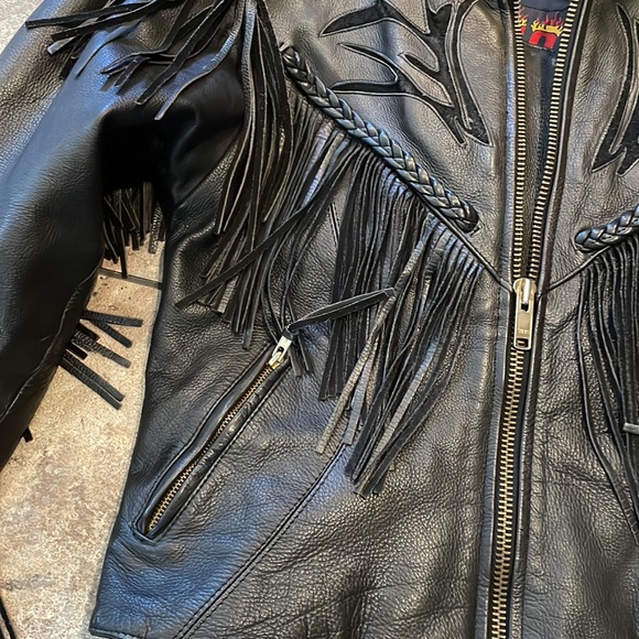 Vintage “ Hot Leathers “ women’s leather motorcycle jacket - Picture 2 of 16
